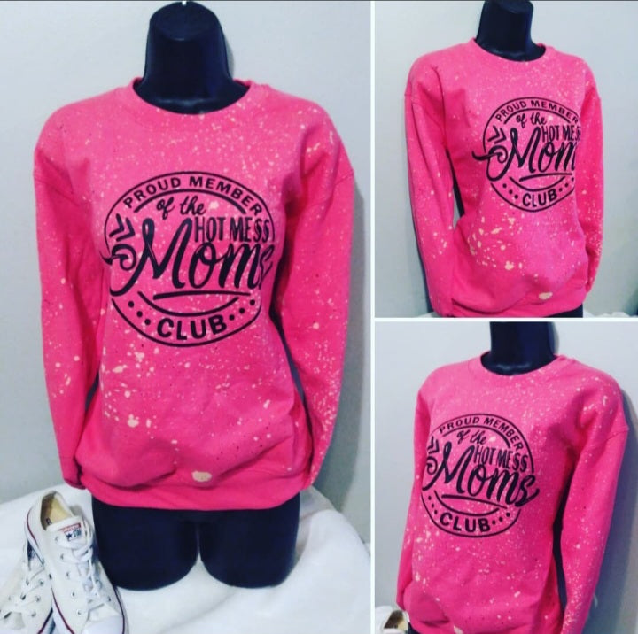 Hot Mess MOMS Club Sweater