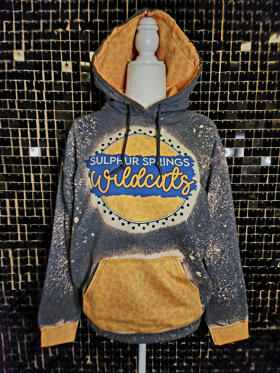 School Spirit Bleached Hoodie